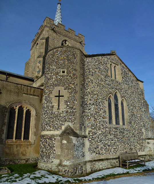 anstey church, herts.