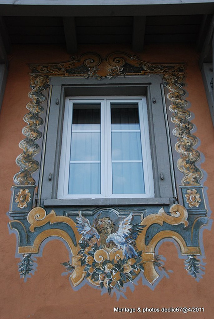 fenêtre décorée