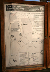 Scotty's Castle Emergency & Towing Map (9465)