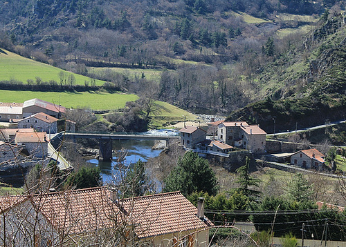 Pont et Loire à Goudet