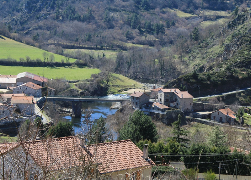 Pont et Loire à Goudet