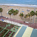Playa de las Canteras  vista desde el hotel Reina Isabel