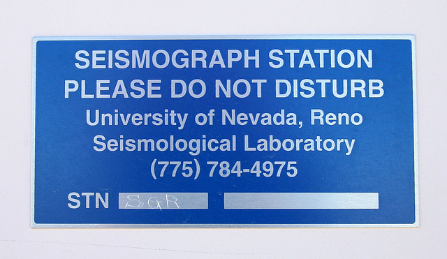 Death Valley National Park - Seismographic Equipment (9583)