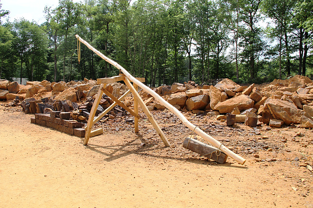 La carrière du château - Guédelon - 2011