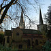 two churches of st. mary, stoke newington, london