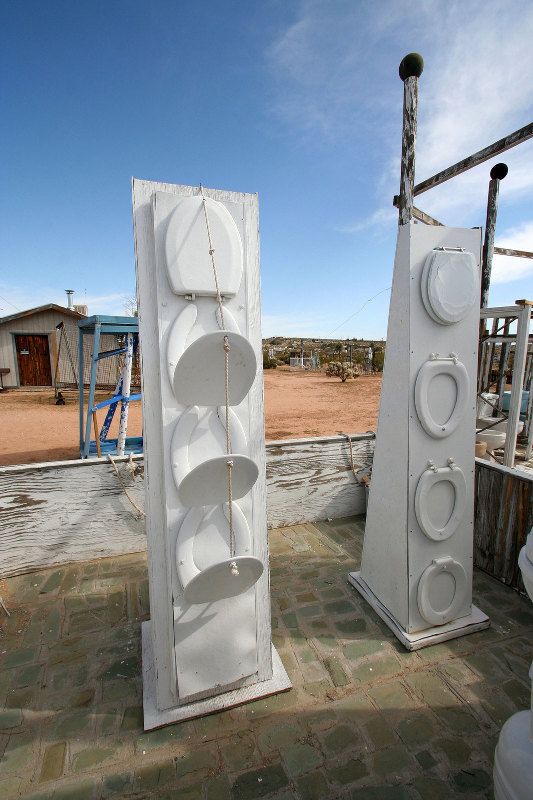 Noah Purifoy Outdoor Desert Art Museum - The White House (9853)