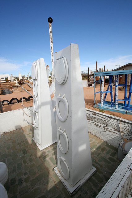 Noah Purifoy Outdoor Desert Art Museum - The White House (9858)