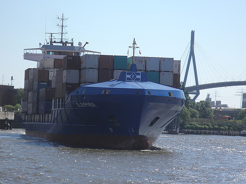 Feeder-Containerschiff  SLEIPNER