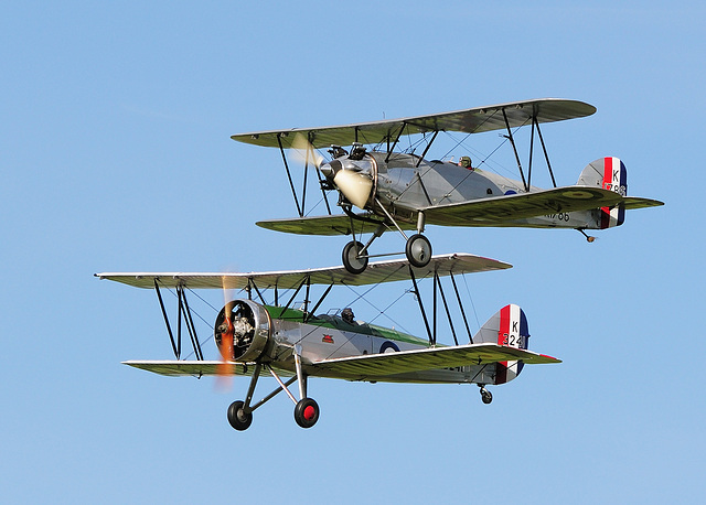 Avro Tutor and Hawker Tomtit