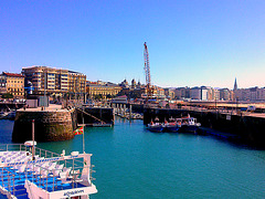 San Sebastián: puerto.