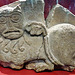 thetford priory tympanum, now in norwich museum, this lion tympanum probably came from blank arcading on the west front of the church, c.1130, of the cluniac priory of st.mary