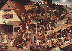 Pieter Brueghel pli aĝa - Nederlandaj proverboj