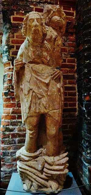 terrington st.clement statue, norwich museum