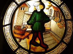 grape harvest roundel, norwich museum