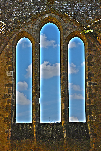 Le célèbre " Bleu de Chartres " ,