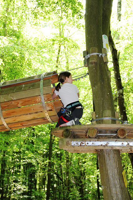 Accrobranche à Bréau 20/04/2011