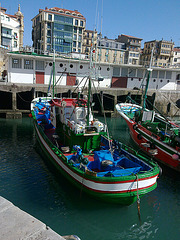 San Sebastián: puerto.