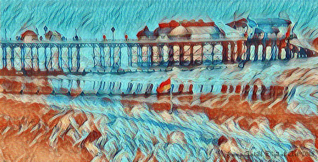 Cromer Pier, Van Gogh style :-)