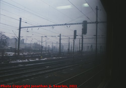 Foggy Mainline near Vysocany?, Bohemia (CZ), 2011