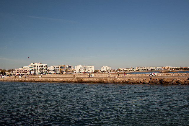 20110529 4065RWw [F] Hafeneinfahrt, Kanal, [Le Grau du Roi], Camargue