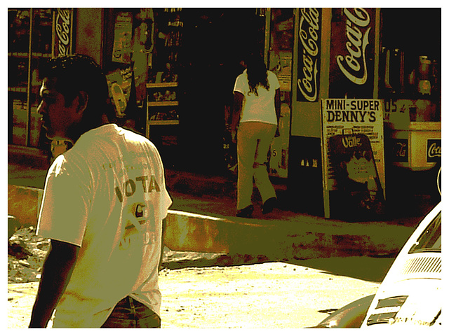 Acapulco, Mexique / 8 février 2011 - Sepia postérisé