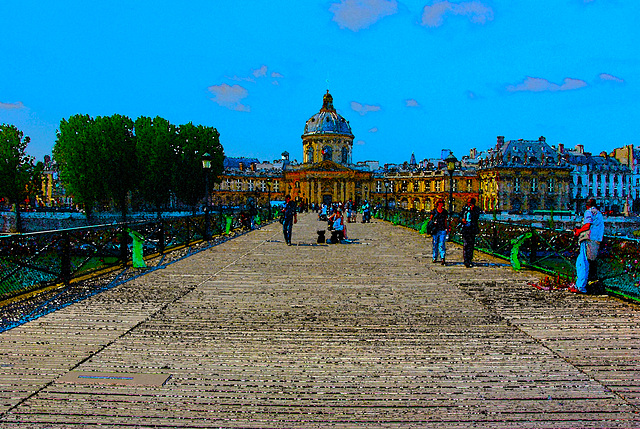 Si , par hasard , sur l'Pont des Arts .....