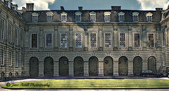 Pencil sketch of Boughton House