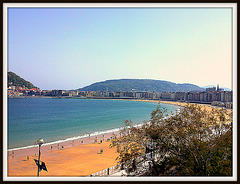 San Sebastián: playa de la Concha .