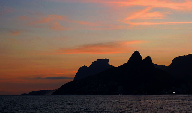 Sunset at Arpoador, Ipanema, Rio de Janeiro