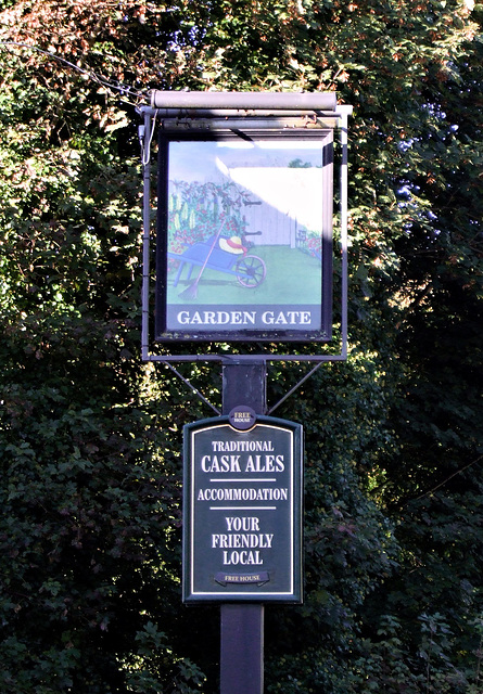 Sign of the Garden Gate pub