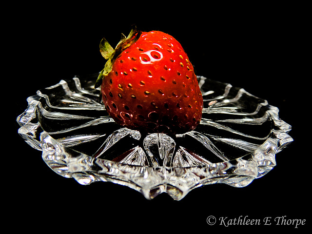 Strawberry on Crystal