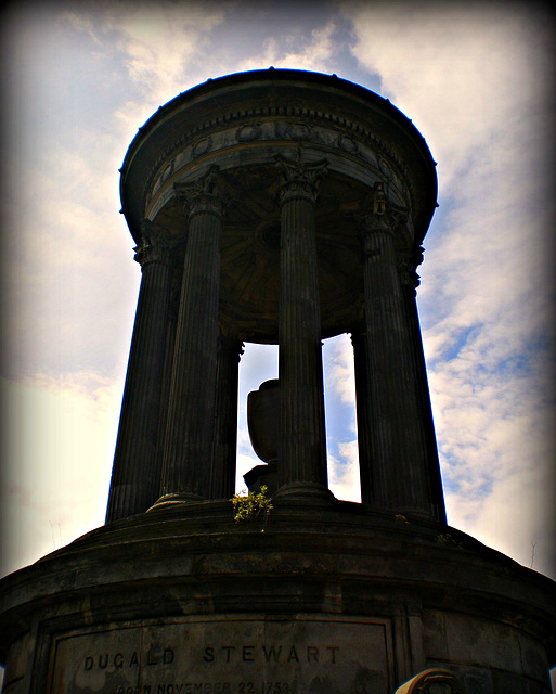 Memorial to Dugald Stewart,   Princes St Edinburgh