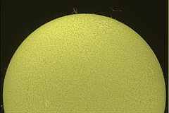 Soleil H-alpha 26 juin 2011 vid10-11