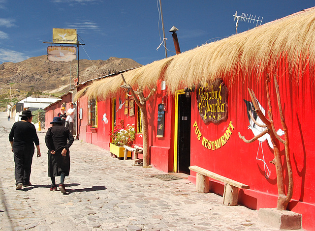 Putre village. Chilean Antiplano