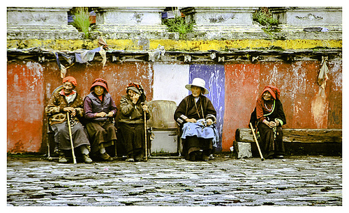 Tibetan grannies