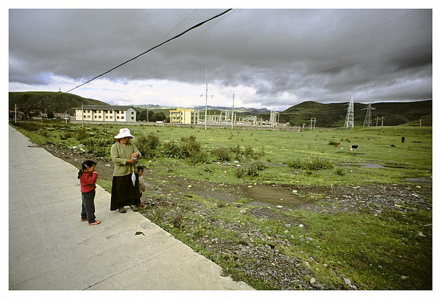 Outside the town