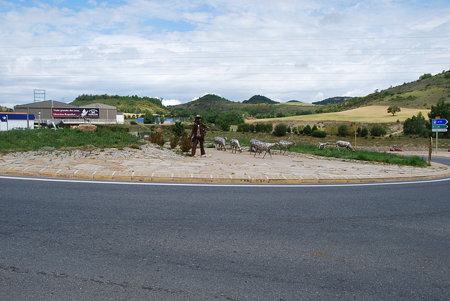 Rond point ....En route vers le Larzac