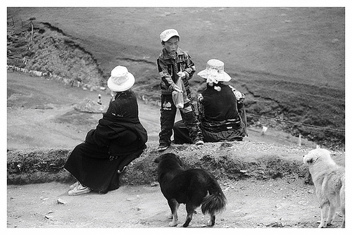 Resting Tibetans