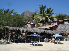 Playa Estacahuite, Puerto Angel, Oaxaca - Mexique / 16 janvier 2011.