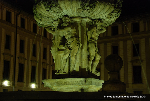 Détail de la fontaine