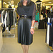 AMAZING Skirt! Pleated Leather Beauty
