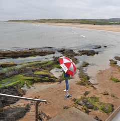 am Oststrand von Portrush