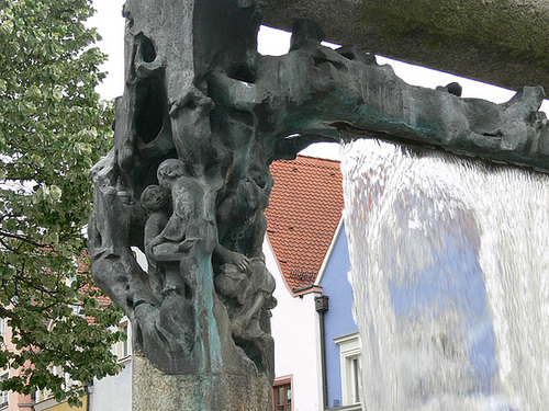 Brunnen am Unteren Marktplatz in Weiden