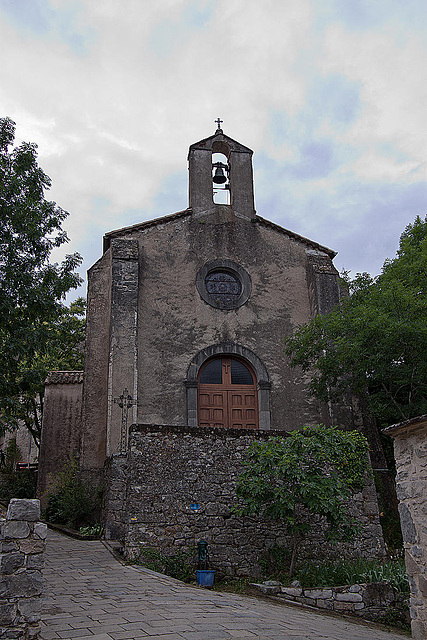 20110531 4769RWw [F] Kirche, Navacelles [Cirque de Navacelles]