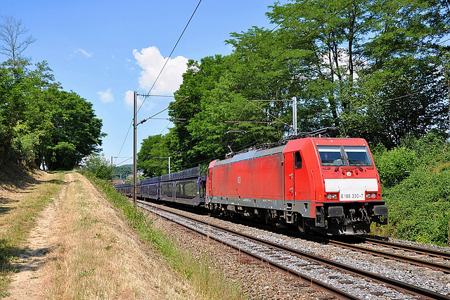 Traxx DB dans la vallée du Doubs