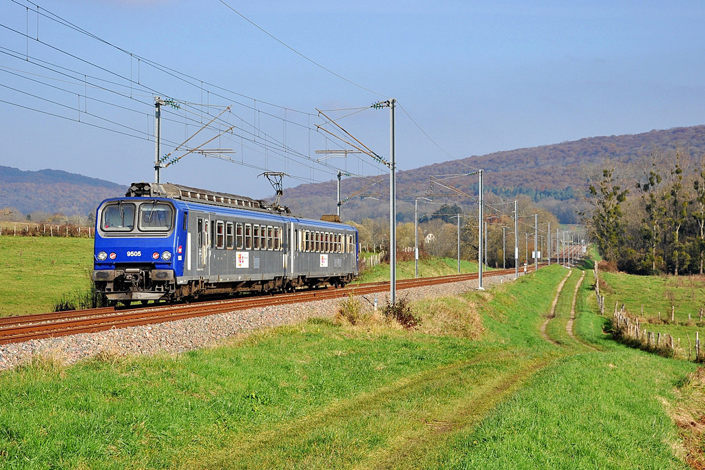 Z 9500 en livrée TER dans le Doubs