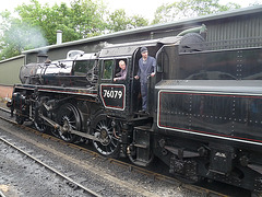 76079 Running Round Its Train At Pickering