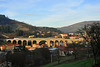 Rame tractée sur le viaduc