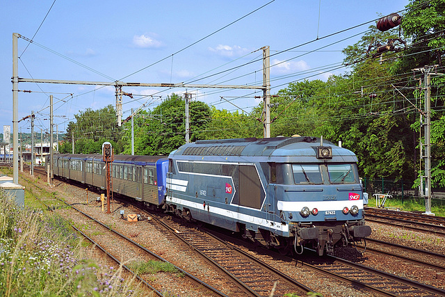 BB 67400 de retour du TEF