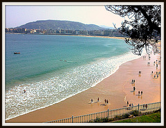 San Sebastián: playa de la Concha .